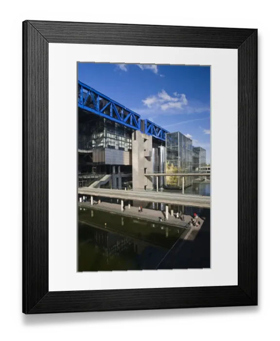 Framed Print : France, Paris, Parc de la Villette, Cite des Sciences et de l Industrie museum Framed Print : France, Paris, Parc de la Villette, Cite des Sciences et de l Industrie museum