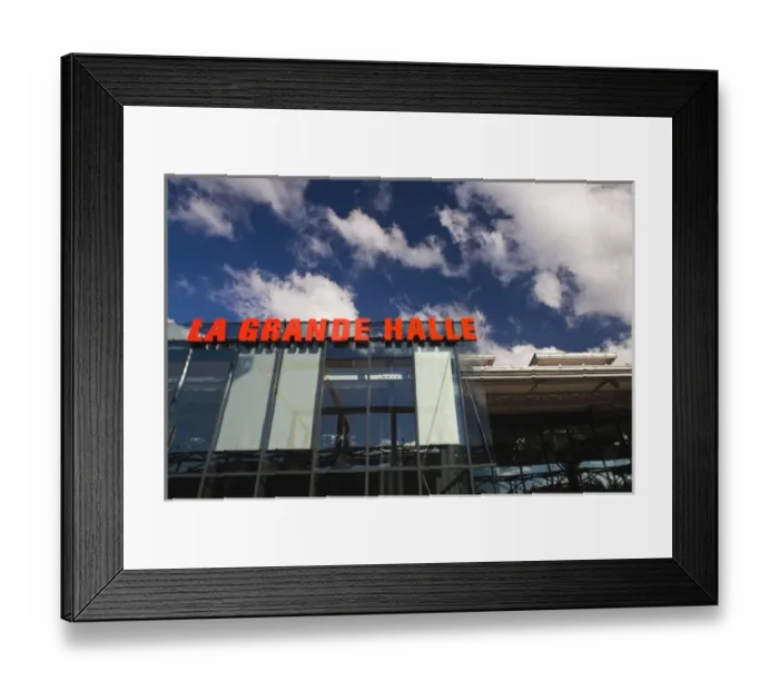 Framed Print : France, Paris, Parc de la Villette, La Grande Hall exhibition hall Framed Print : France, Paris, Parc de la Villette, La Grande Hall exhibition hall