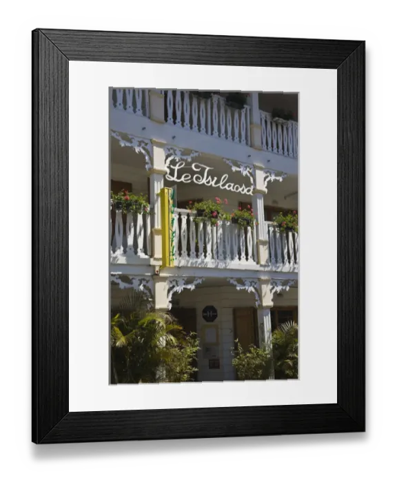Framed Print : France, Reunion Island, Cirque de Cilaos, Cilaos, Hotel Tsilaosa Framed Print : France, Reunion Island, Cirque de Cilaos, Cilaos, Hotel Tsilaosa