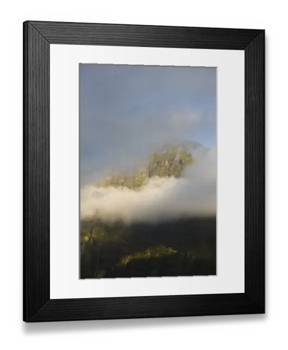Framed Print : France, Reunion Island, Cirque de Cilaos, Cilaos, Piton des Neiges (el. 3069 meters) Framed Print : France, Reunion Island, Cirque de Cilaos, Cilaos, Piton des Neiges (el. 3069 meters)