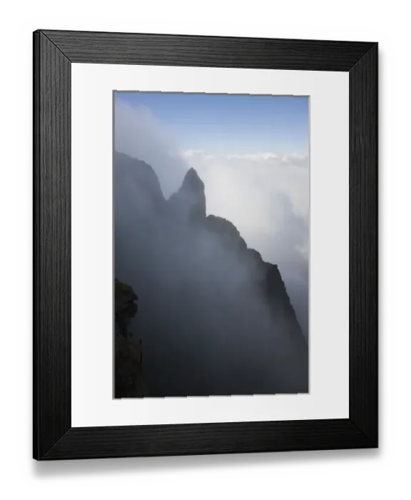 Framed Print : France, Reunion Island, Cirque de Mafate, Le Maido, Cirque view from Piton Maido Peak (el Framed Print : France, Reunion Island, Cirque de Mafate, Le Maido, Cirque view from Piton Maido Peak (el