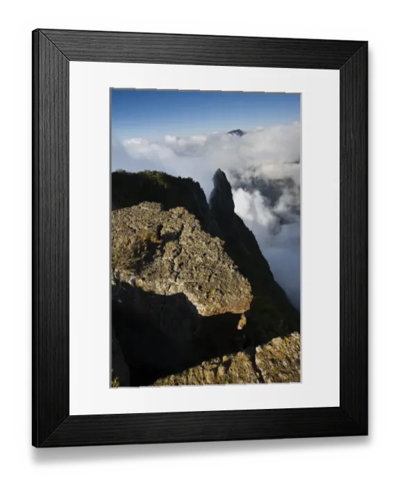 Framed Print : France, Reunion Island, Cirque de Mafate, Le Maido, Cirque view from Piton Maido Peak (el Framed Print : France, Reunion Island, Cirque de Mafate, Le Maido, Cirque view from Piton Maido Peak (el