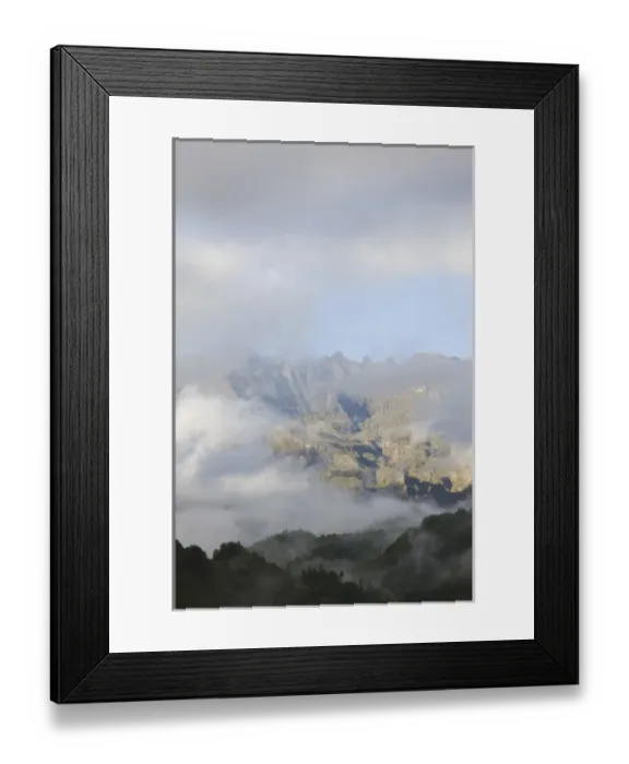 Framed Print : France, Reunion Island, Cirque de Salazie, Salazie, clearing storm Framed Print : France, Reunion Island, Cirque de Salazie, Salazie, clearing storm
