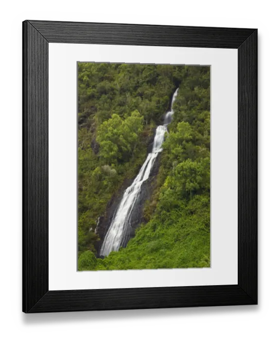 Framed Print : France, Reunion Island, Cirque de Salazie, Salazie, Cascade du Voile de la Mariee Framed Print : France, Reunion Island, Cirque de Salazie, Salazie, Cascade du Voile de la Mariee
