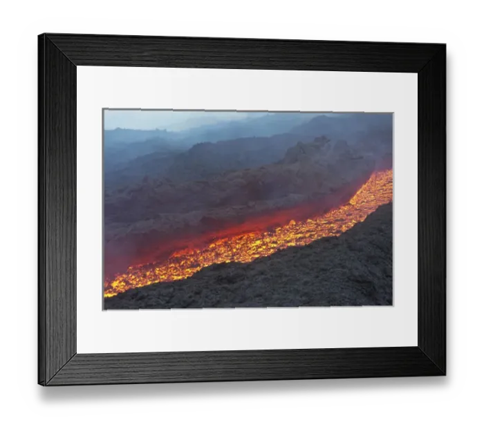 Framed Print : Latin America, Guatemala, Los Pocitos, Lava River of Volcano Pacaya Framed Print : Latin America, Guatemala, Los Pocitos, Lava River of Volcano Pacaya