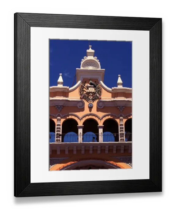 Framed Print : Guatemala, Guatemala City, Correos y Telegrafos building Framed Print : Guatemala, Guatemala City, Correos y Telegrafos building