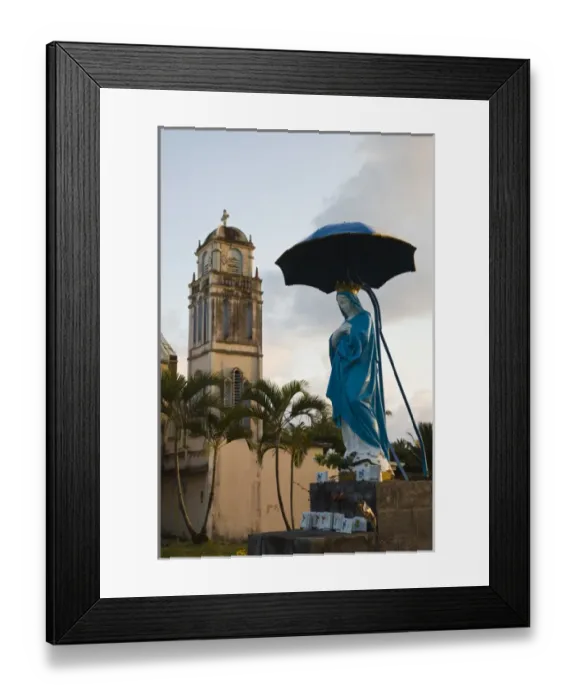 Framed Print : France, Reunion Island, East Reunion, Piton Ste-Rose, Notre Dame des Laves church Framed Print : France, Reunion Island, East Reunion, Piton Ste-Rose, Notre Dame des Laves church