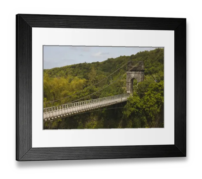 Framed Print : France, Reunion Island, East Reunion, Ste-Anne, Pont des Anglais, late 19th century