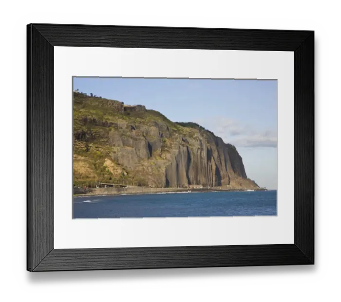 Framed Print : France, Reunion Island, St-Denis, La Montaigne mountain from Le Barachois waterfront Framed Print : France, Reunion Island, St-Denis, La Montaigne mountain from Le Barachois waterfront