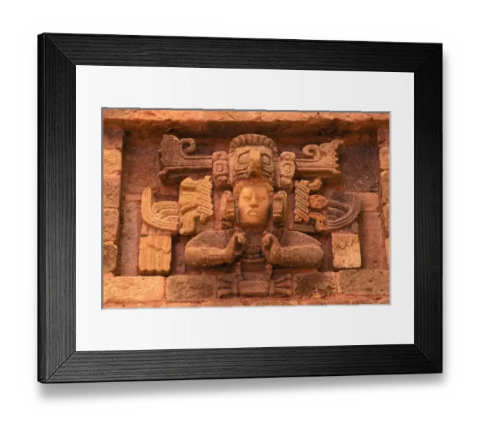 Framed Print : Honduras, Copan, Museo de Esculptura. Detail of Structure 8N-66 South Framed Print : Honduras, Copan, Museo de Esculptura. Detail of Structure 8N-66 South