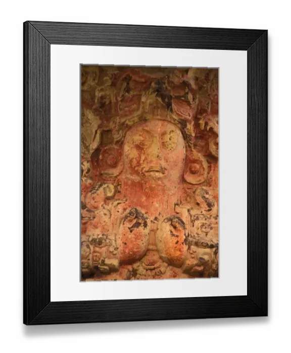 Framed Print : Honduras, Copan, Stela C