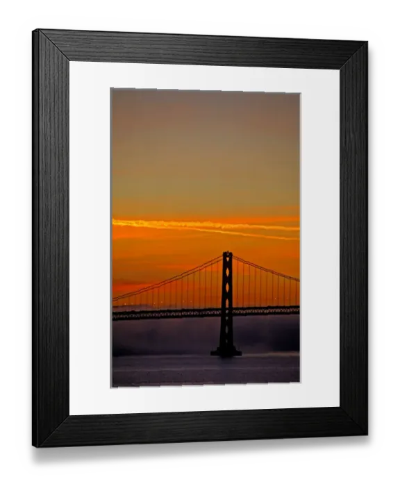 Framed Print : North America, USA, California, San Francisco. Sunrise & fog over the San Francisco Framed Print : North America, USA, California, San Francisco. Sunrise & fog over the San Francisco