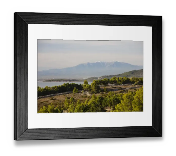 Framed Print : France, Languedoc-Roussillon, Aude Department, Leucate, overview from Cap Leucate Framed Print : France, Languedoc-Roussillon, Aude Department, Leucate, overview from Cap Leucate
