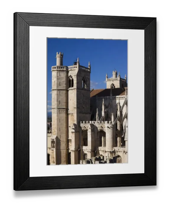 Framed Print : France, Languedoc-Roussillon, Aude Department, Narbonne, Cathedrale St-Just-et-St-Pasteur cathedral Framed Print : France, Languedoc-Roussillon, Aude Department, Narbonne, Cathedrale St-Just-et-St-Pasteur cathedral
