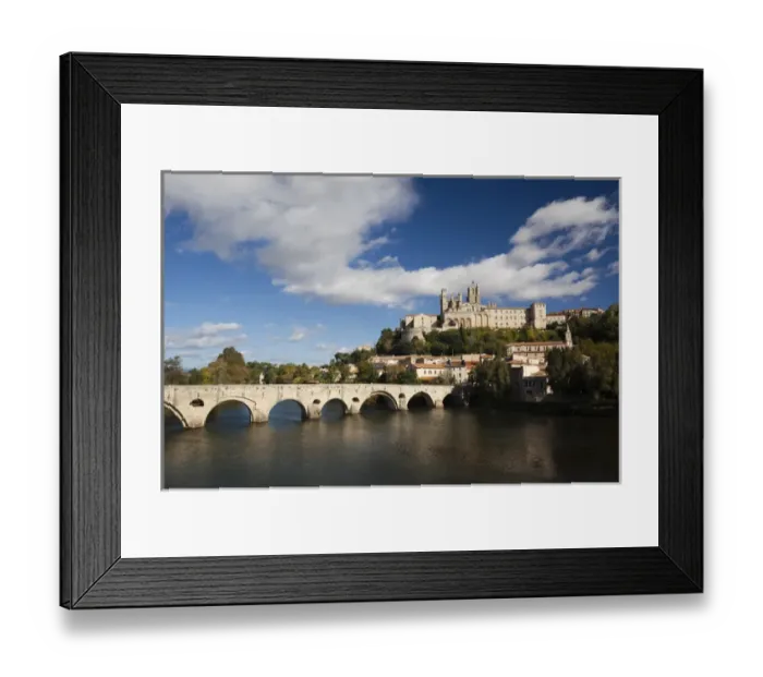 Framed Print : France, Languedoc-Roussillon, Herault Department, Beziers, Cathedrale St-Nazaire cathedral Framed Print : France, Languedoc-Roussillon, Herault Department, Beziers, Cathedrale St-Nazaire cathedral