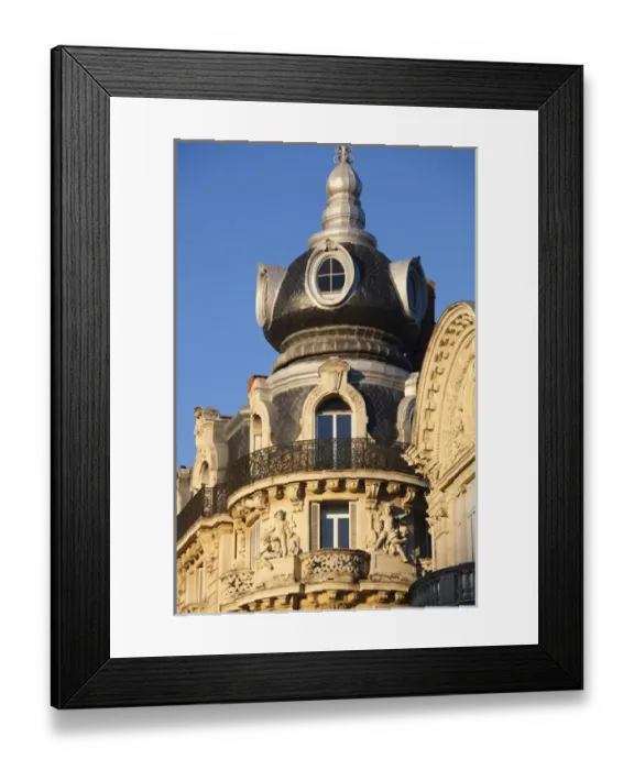 Framed Print : France, Languedoc-Roussillon, Herault Department, Montpellier, Place de la Comedie Framed Print : France, Languedoc-Roussillon, Herault Department, Montpellier, Place de la Comedie