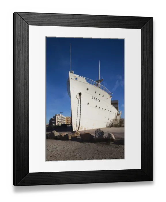 Framed Print : France, Languedoc-Roussillon, Pyrenees-Orientales Department, Port-Barcares, The Lydia