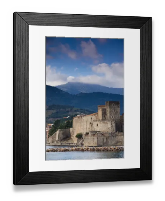 Framed Print : France, Languedoc-Roussillon, Pyrennes-Orientales Department, Vermillion Coast Area Framed Print : France, Languedoc-Roussillon, Pyrennes-Orientales Department, Vermillion Coast Area