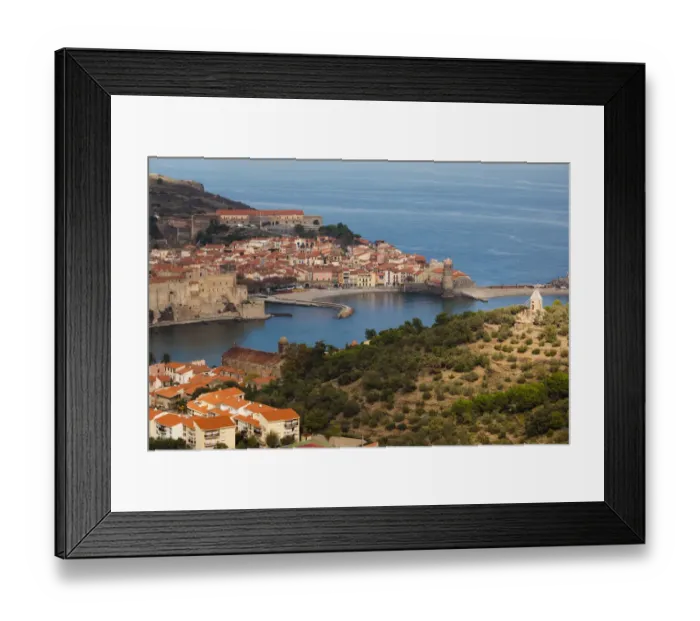 Framed Print : France, Languedoc-Roussillon, Pyrennes-Orientales Department, Vermillion Coast Area Framed Print : France, Languedoc-Roussillon, Pyrennes-Orientales Department, Vermillion Coast Area