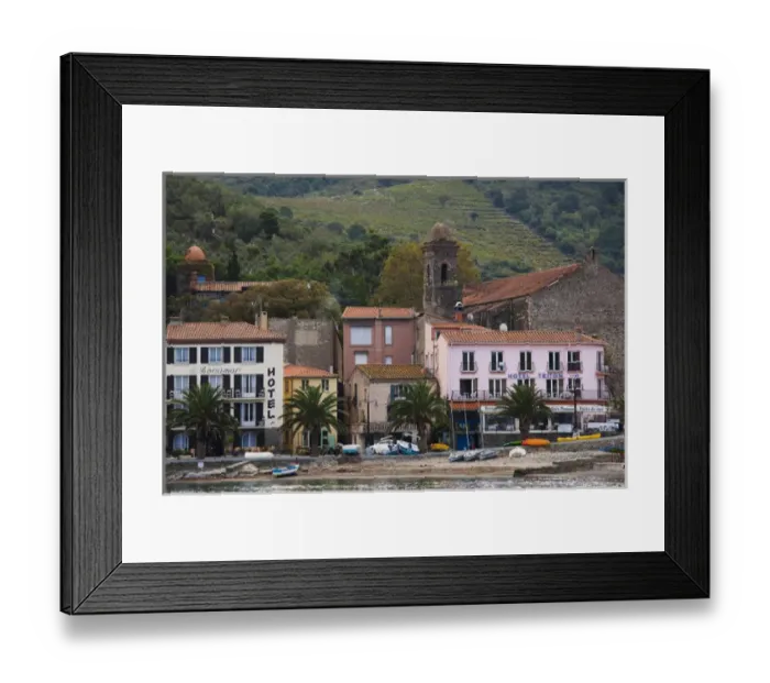 Framed Print : France, Languedoc-Roussillon, Pyrennes-Orientales Department, Vermillion Coast Area Framed Print : France, Languedoc-Roussillon, Pyrennes-Orientales Department, Vermillion Coast Area
