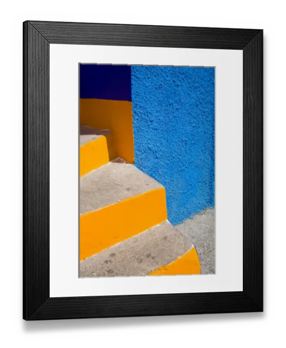 Framed Print : North America, Mexico, Guanajuato. Very colorful stairs Framed Print : North America, Mexico, Guanajuato. Very colorful stairs