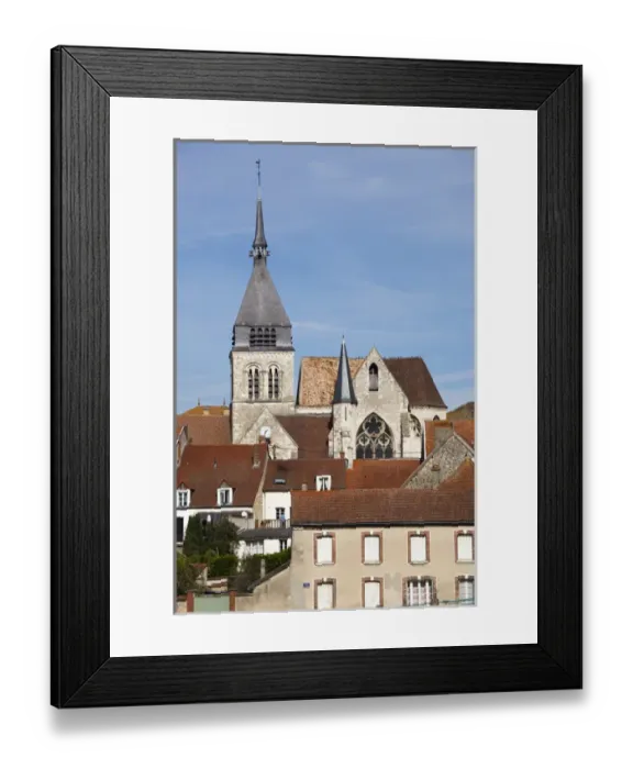 Framed Print : France, Marne, Champagne Region, Damery, town view Framed Print : France, Marne, Champagne Region, Damery, town view