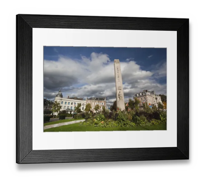Framed Print : France, Marne, Champagne Region, Epernay, Place de la Republique