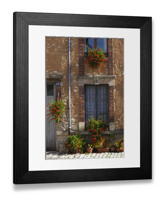 Framed Print : France, Marne, Champagne Region, Vertus, town detail Framed Print : France, Marne, Champagne Region, Vertus, town detail