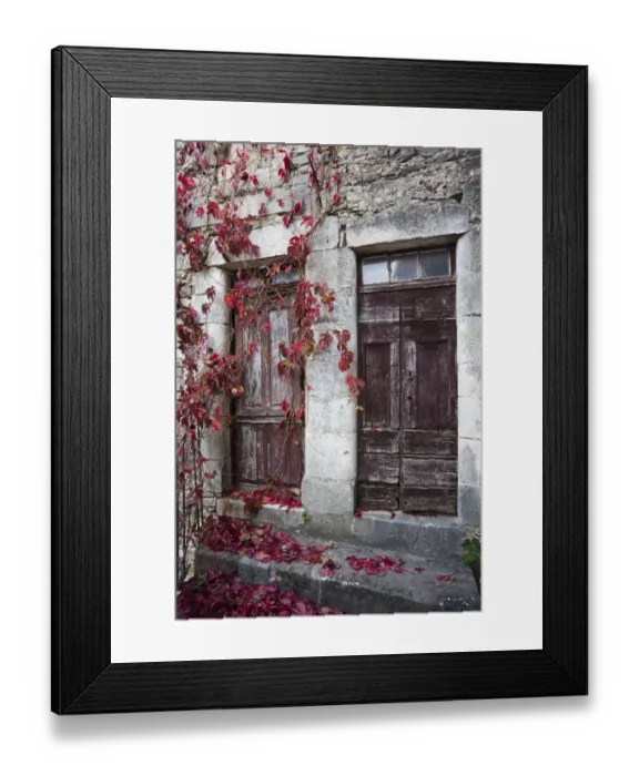 Framed Print : France, Midi-Pyrenees Region, Aveyron Department, La Couvertoirade, town building detail Framed Print : France, Midi-Pyrenees Region, Aveyron Department, La Couvertoirade, town building detail