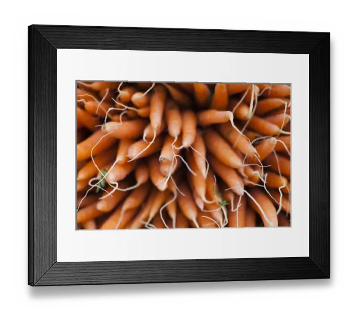 Framed Print : France, Moselle, Lorraine Region, Metz, covered market, carrots