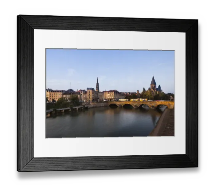 Framed Print : France, Moselle, Lorraine Region, Metz, town view from the Esplanade Framed Print : France, Moselle, Lorraine Region, Metz, town view from the Esplanade