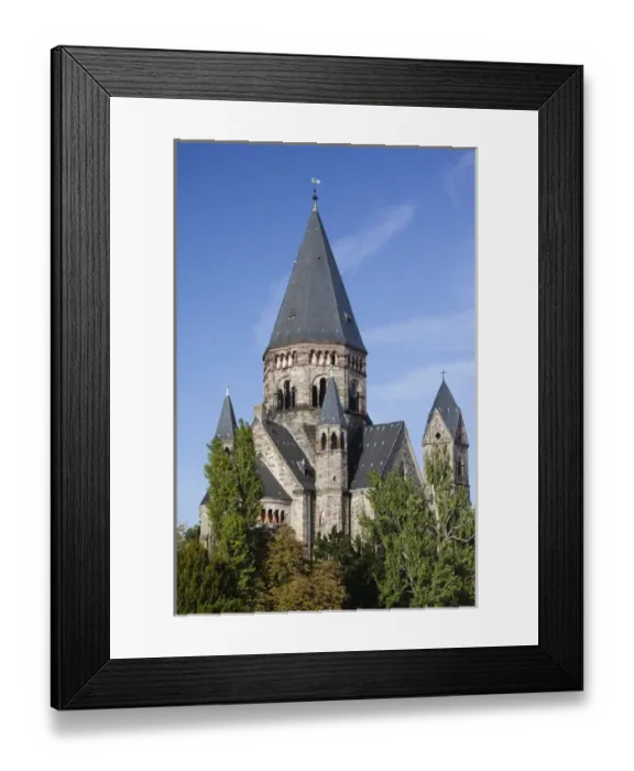 Framed Print : France, Moselle, Lorraine Region, Metz, Temple Neuf church Framed Print : France, Moselle, Lorraine Region, Metz, Temple Neuf church