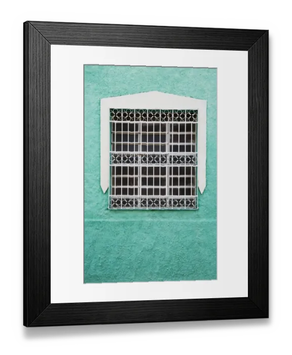 Framed Print : North America, Mexico, Yucatan, Merida. Colorful doors of Merida