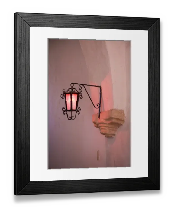 Framed Print : North America, Mexico, Yucatan, Valladolid. Lantern on inside wall of a church in Framed Print : North America, Mexico, Yucatan, Valladolid. Lantern on inside wall of a church in