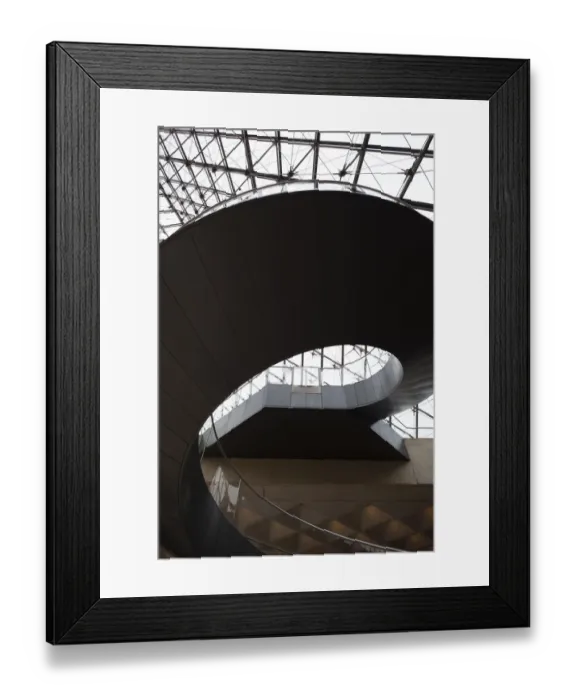 Framed Print : France, Paris, Musee du Louvre museum, Louvre Pyramid interior Framed Print : France, Paris, Musee du Louvre museum, Louvre Pyramid interior