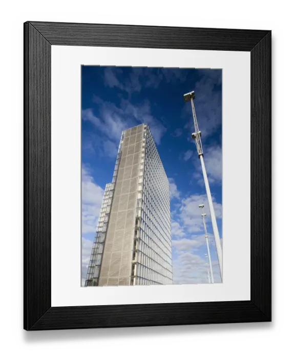 Framed Print : France, Paris, Francois Mitterand French National Library building Framed Print : France, Paris, Francois Mitterand French National Library building