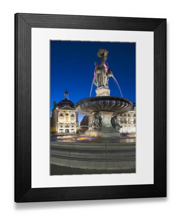 Framed Print : France, Aquitaine Region, Gironde Department, Bordeaux, Place de la Bourse buildings Framed Print : France, Aquitaine Region, Gironde Department, Bordeaux, Place de la Bourse buildings