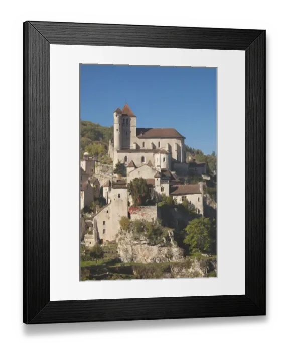Framed Print : France, Midi-Pyrenees Region, Lot Department, St-Cirq-Lapopie, town and 15th century Framed Print : France, Midi-Pyrenees Region, Lot Department, St-Cirq-Lapopie, town and 15th century