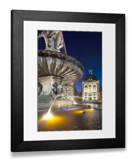 Framed Print : France, Aquitaine Region, Gironde Department, Bordeaux, Place de la Bourse buildings Framed Print : France, Aquitaine Region, Gironde Department, Bordeaux, Place de la Bourse buildings