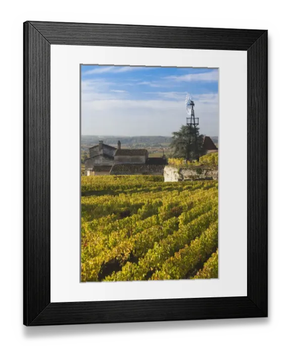 Framed Print : France, Aquitaine Region, Gironde Department, St-Emilion, wine town, UNESCO-listed Framed Print : France, Aquitaine Region, Gironde Department, St-Emilion, wine town, UNESCO-listed