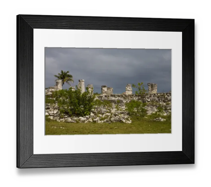 Framed Print : Mexico, Quintana Roo, Yucatan Peninsula, Cancun. Zona Arqueologica El Rey (the King) Framed Print : Mexico, Quintana Roo, Yucatan Peninsula, Cancun. Zona Arqueologica El Rey (the King)