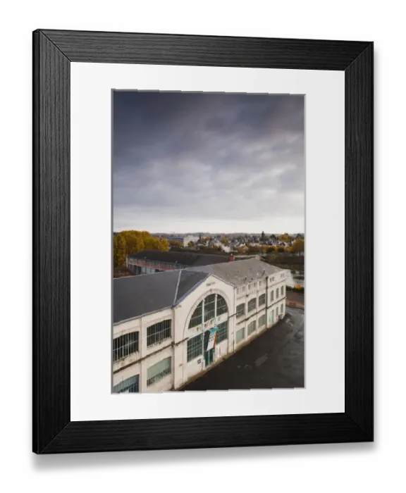 Framed Print : France, Poitou-Charentes Region, Vienne Department, Chatellerault, La Manu, former