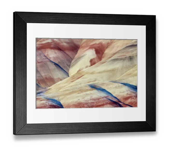 Framed Print : Painted Hills in John Day National Monument