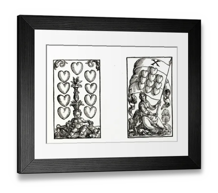 Framed Print : Playing cards German, 16th cent. Copyright: aAC Ltd Framed Print : Playing cards German, 16th cent. Copyright: aAC Ltd