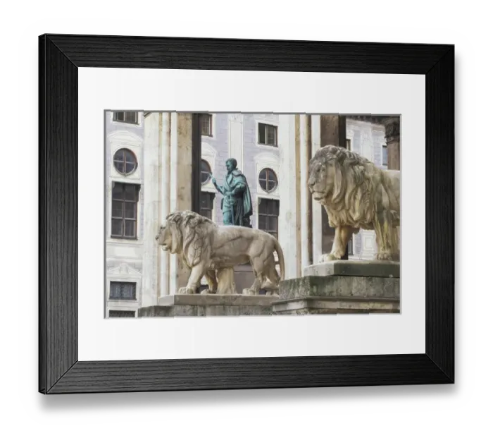 Framed Print : Europe, Germany, Munich. Commanders Hall, Tilly monument Framed Print : Europe, Germany, Munich. Commanders Hall, Tilly monument
