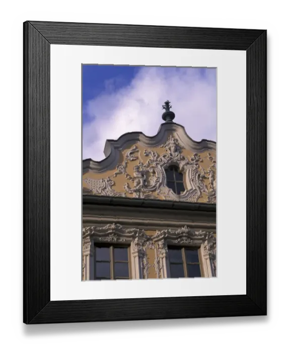 Framed Print : EU, Germany, Wurzburg. Details of old style architecture Framed Print : EU, Germany, Wurzburg. Details of old style architecture