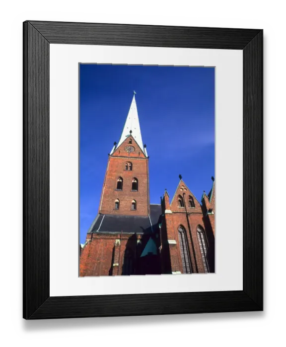 Framed Print : Classic Architecture of St Petri Church Hamburg Germany Framed Print : Classic Architecture of St Petri Church Hamburg Germany