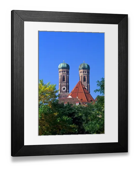 Framed Print : Abstract of Famous Frauenkirche Church Munich Germany Framed Print : Abstract of Famous Frauenkirche Church Munich Germany