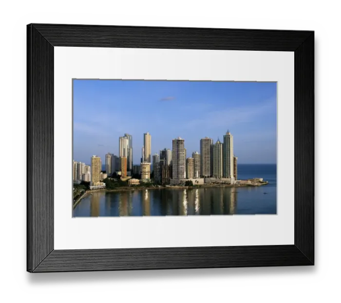 Framed Print : Panama, Panama City skyline Framed Print : Panama, Panama City skyline