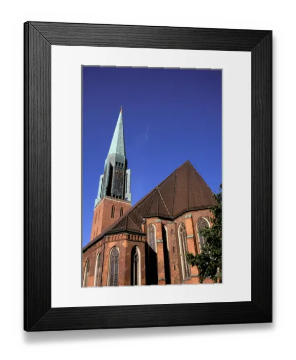 Framed Print : Europe, Germany, Hamburg. Saint Jacobi Church
